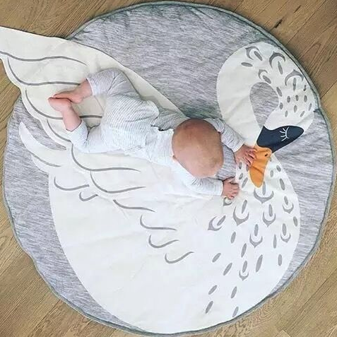 Tapis animaux en coton pour chambre bébé et enfant