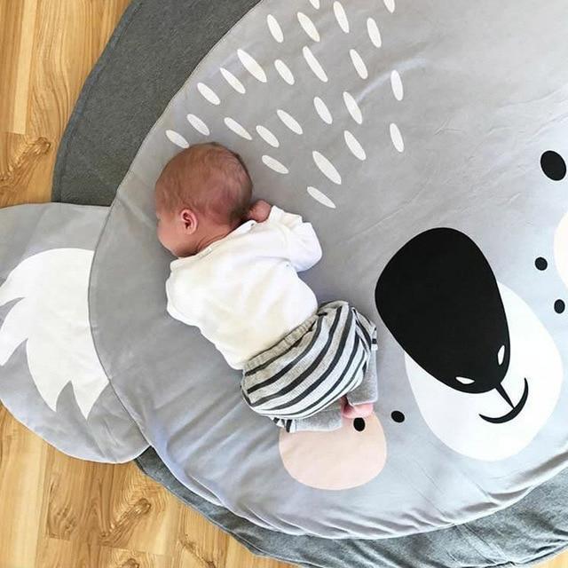 Tapis animaux en coton pour chambre bébé et enfant