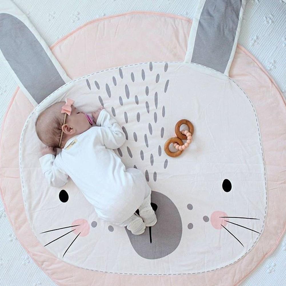 Tapis animaux en coton pour chambre bébé et enfant