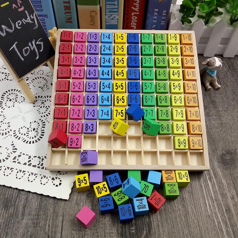 Table de multiplication en bois | Montessori