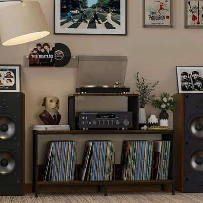 Installation avec platine et amplificateur
