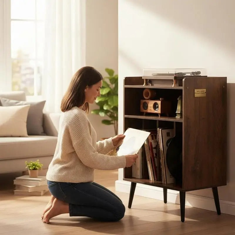 Sélection d’un disque dans le salon