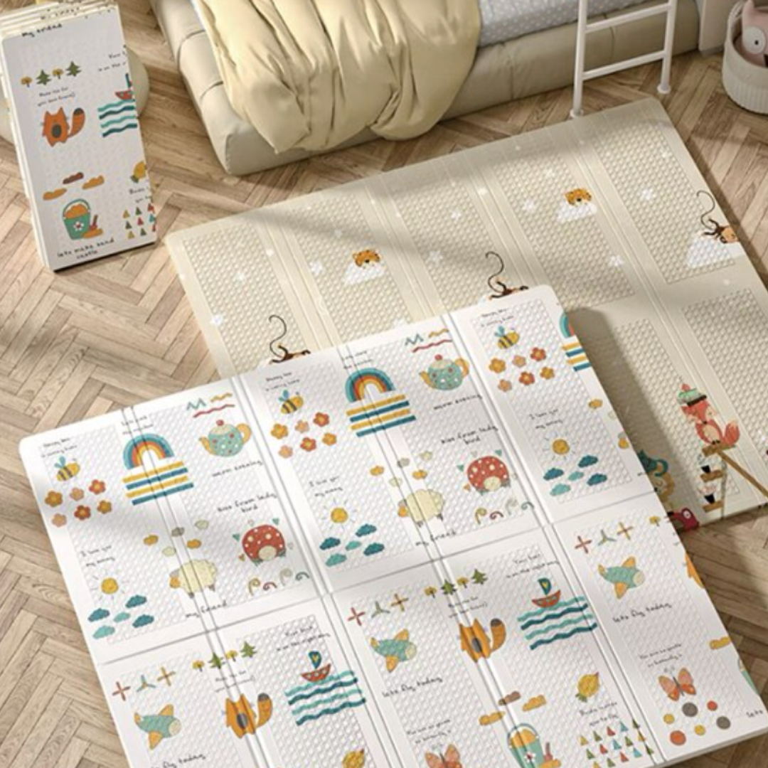 Tapis de jeu pliable pour enfants