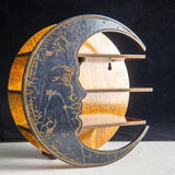 Étagère murale bois - Bibliothèque murale - Moon