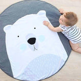 Tapis animaux en coton pour chambre bébé et enfant