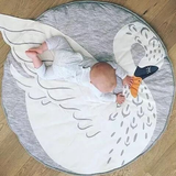 Tapis animaux en coton pour chambre bébé et enfant