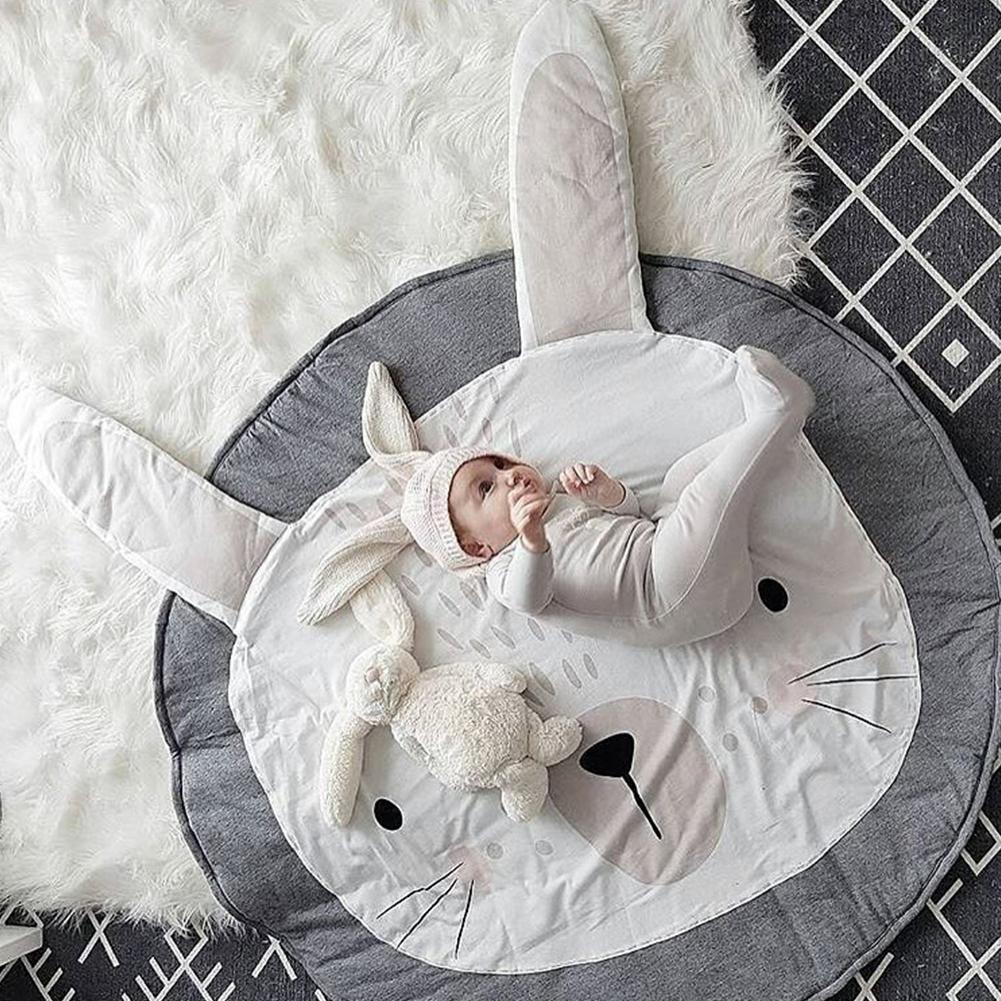 Tapis animaux en coton pour chambre bébé et enfant
