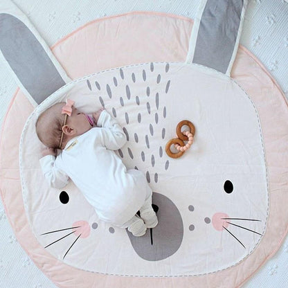 Tapis animaux en coton pour chambre bébé et enfant
