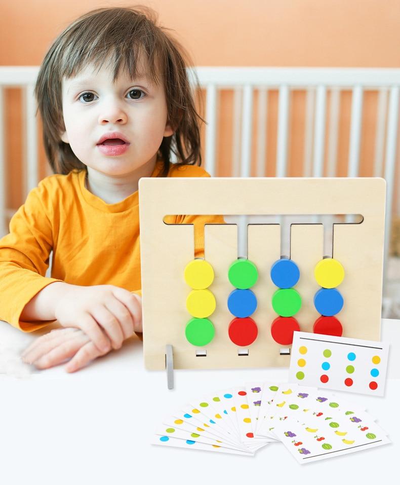 Jeu d'association des couleurs et formes | Montessori