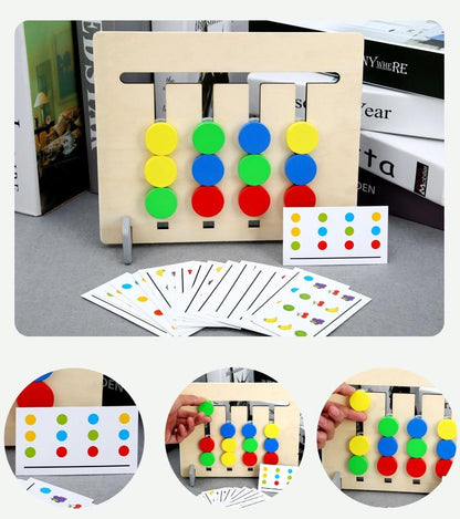Jeu d'association des couleurs et formes | Montessori