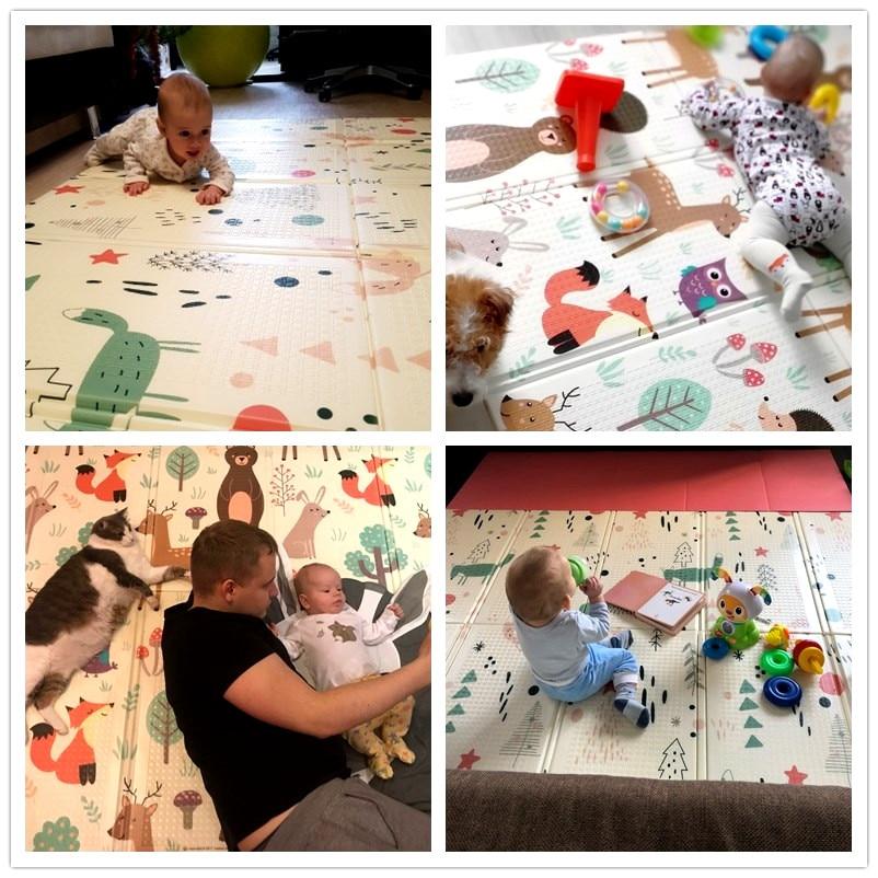 Tapis de jeu pliable pour enfants