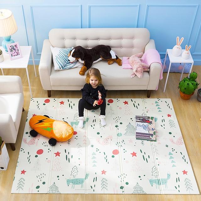 Tapis de jeu pliable pour enfants