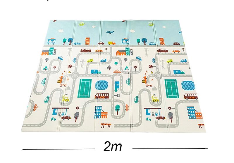 Tapis de jeu pliable : Circuit voitures