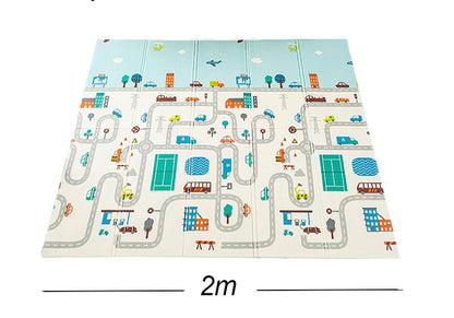 Tapis de jeu pliable : Circuit voitures