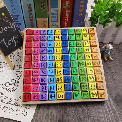 Table de multiplication en bois | Montessori