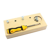 Activité Visser, Dévisser - L' Outil du bricoleur | Montessori