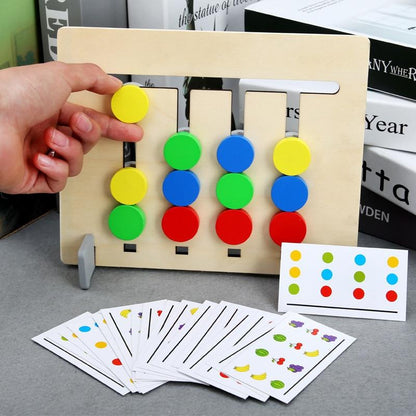 Jeu d'association des couleurs et formes | Montessori