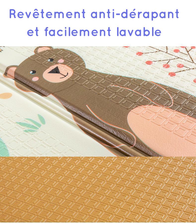Tapis de jeu pliable pour enfants